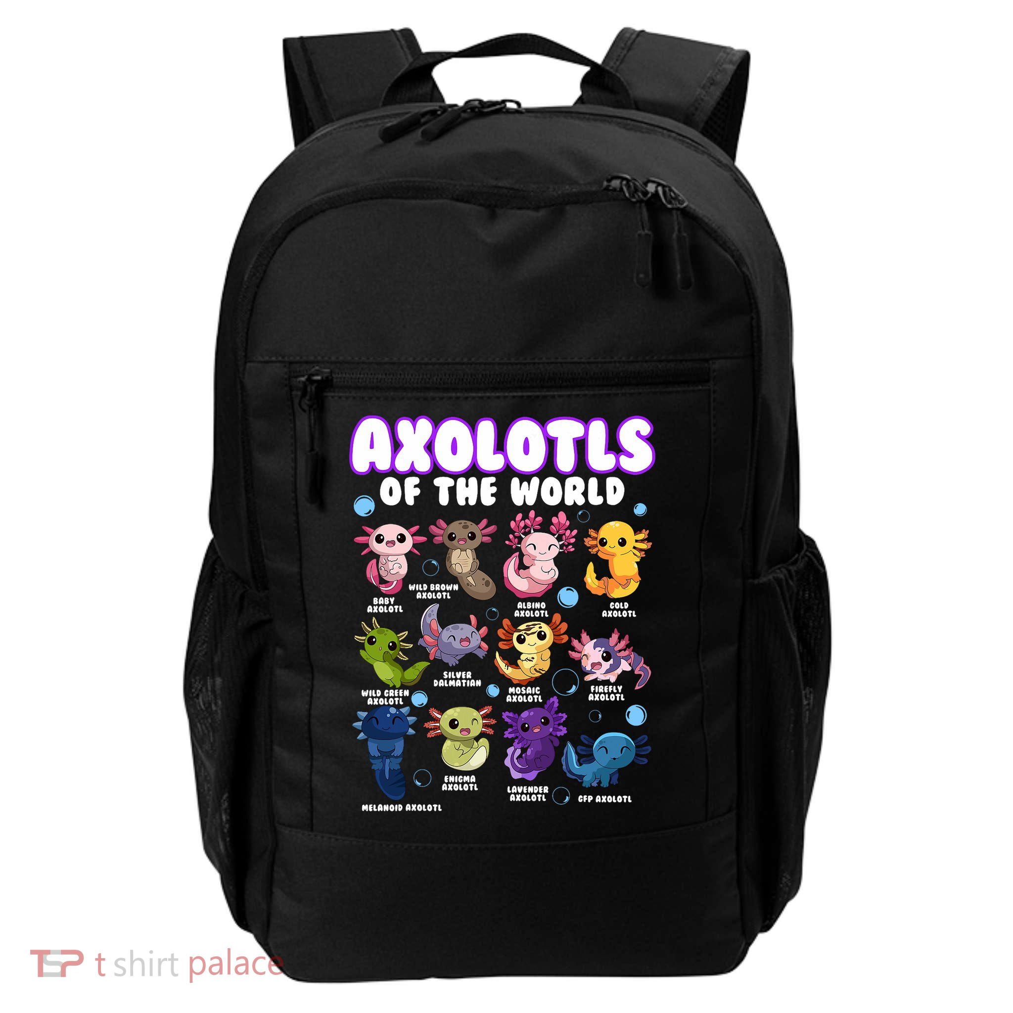 Axolotl Cute Axolotls Animals Of The World Herpetology 2 Backpack