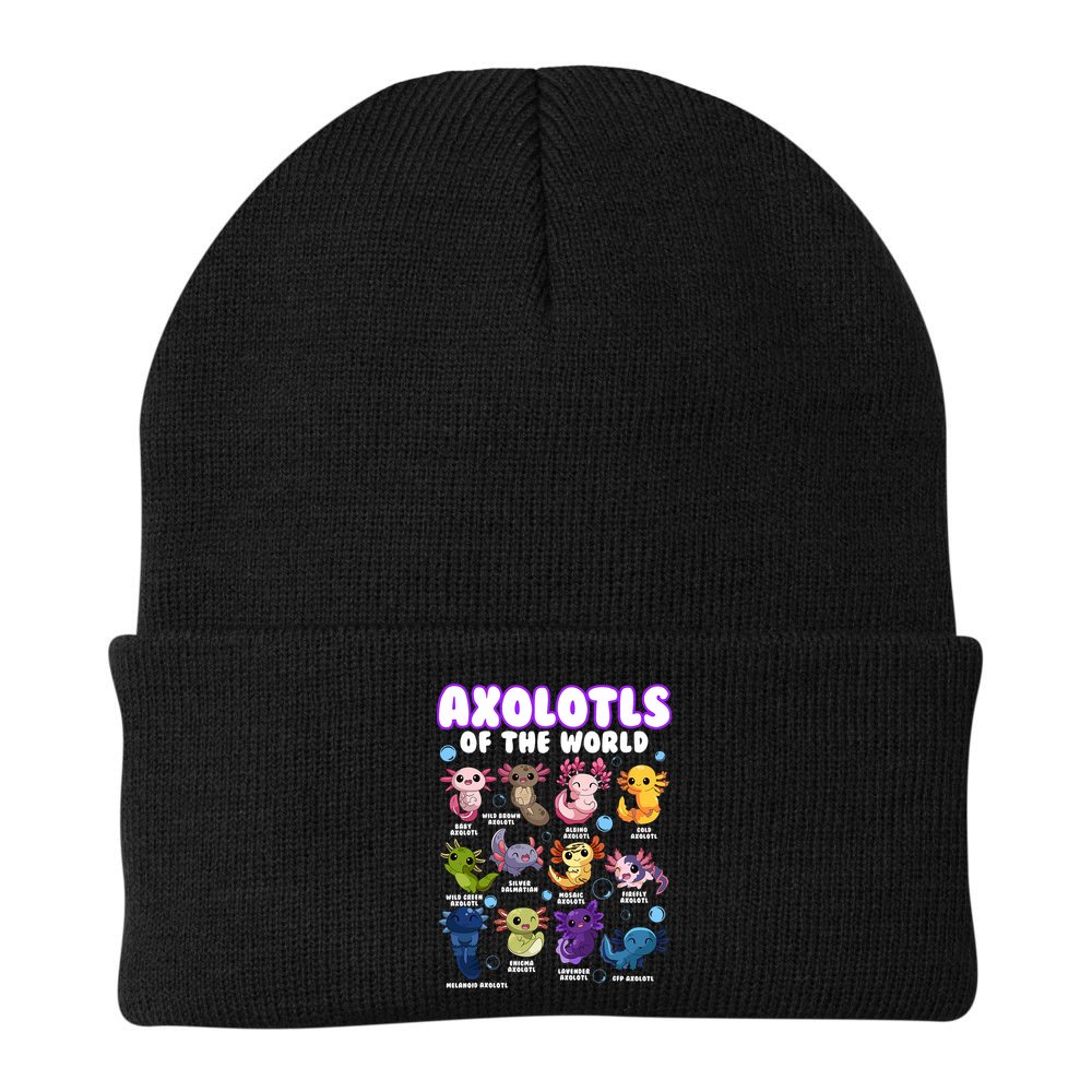 Axolotl Cute Axolotls Animals Of The World Herpetology 2 Beanie