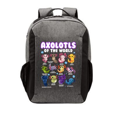 Axolotl Cute Axolotls Animals Of The World Herpetology 2 Vector Backpack