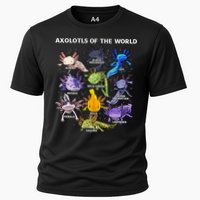 Axolotl Cute Axolotls Animals Of The World Herpetology Cooling Performance Crew T-Shirt