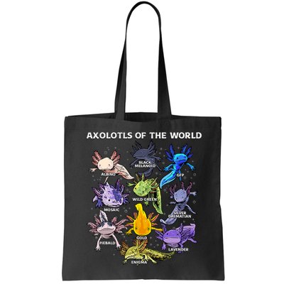 Axolotl Cute Axolotls Animals Of The World Herpetology Bag