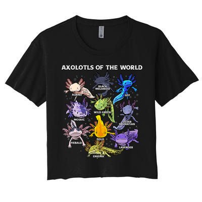 Axolotl Cute Axolotls Animals Of The World Herpetology Crop Top