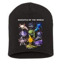 Axolotl Cute Axolotls Animals Of The World Herpetology Short Acrylic Beanie