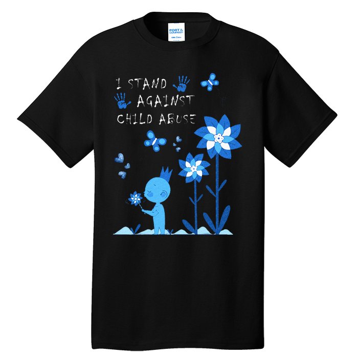 April Child Abuse Awareness Month Teacher Matching Tall T-Shirt