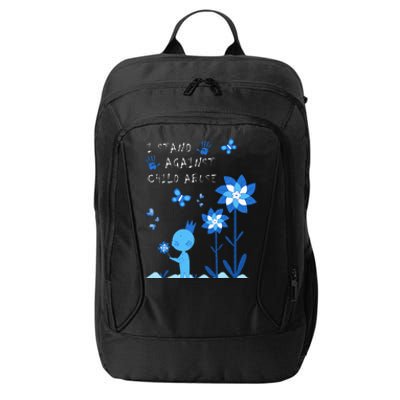 April Child Abuse Awareness Month Teacher Matching City Backpack