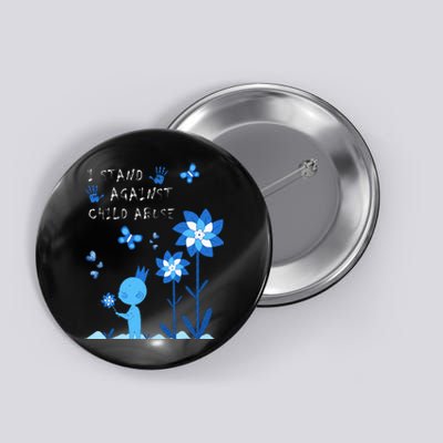 April Child Abuse Awareness Month Teacher Matching Button