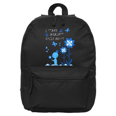 April Child Abuse Awareness Month Teacher Matching 16 in Basic Backpack