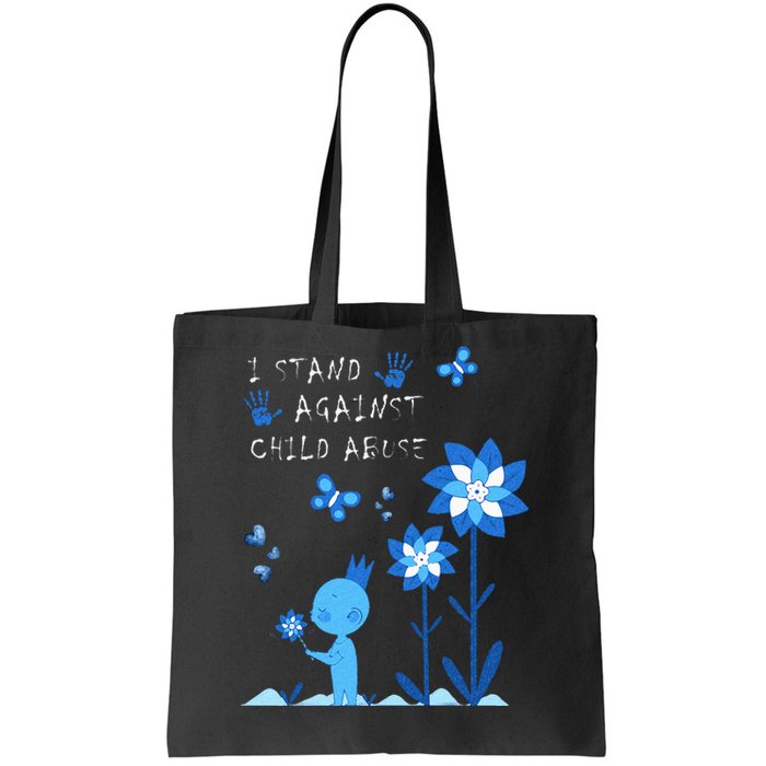 April Child Abuse Awareness Month Teacher Matching Tote Bag