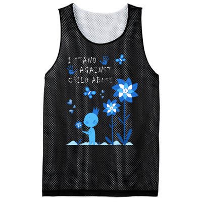 April Child Abuse Awareness Month Teacher Matching Mesh Reversible Basketball Jersey Tank