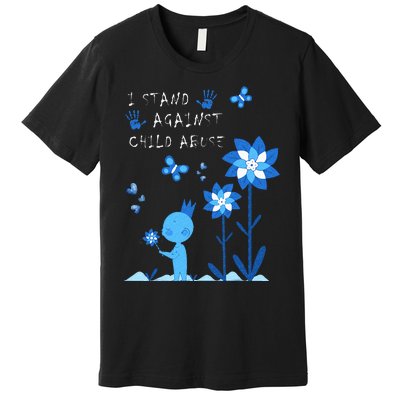 April Child Abuse Awareness Month Teacher Matching Premium T-Shirt