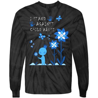 April Child Abuse Awareness Month Teacher Matching Tie-Dye Long Sleeve Shirt