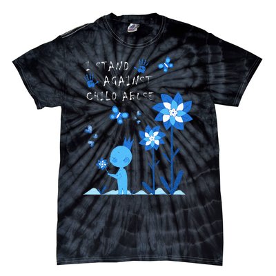 April Child Abuse Awareness Month Teacher Matching Tie-Dye T-Shirt