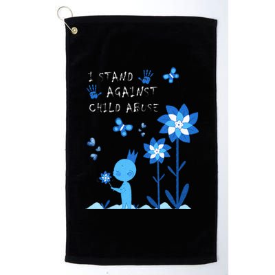 April Child Abuse Awareness Month Teacher Matching Platinum Collection Golf Towel