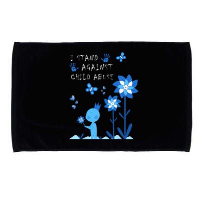 April Child Abuse Awareness Month Teacher Matching Microfiber Hand Towel