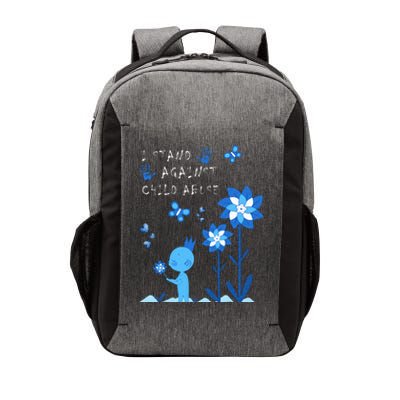 April Child Abuse Awareness Month Teacher Matching Vector Backpack