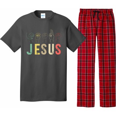 ASL Christian American Sign Language Religious Deaf Pride Pajama Set