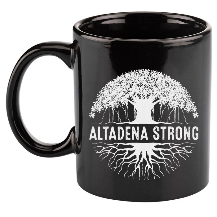 Altadena California 11oz C Handle Ceramic Mug