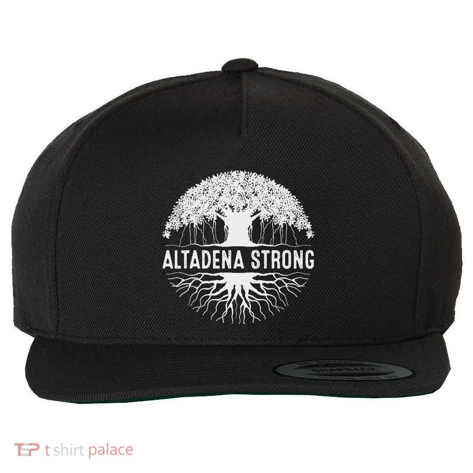 Altadena California Wool Snapback Cap