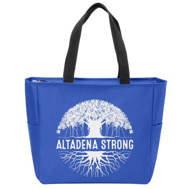 Altadena California Zip Tote Bag
