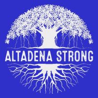 Altadena California Zip Tote Bag