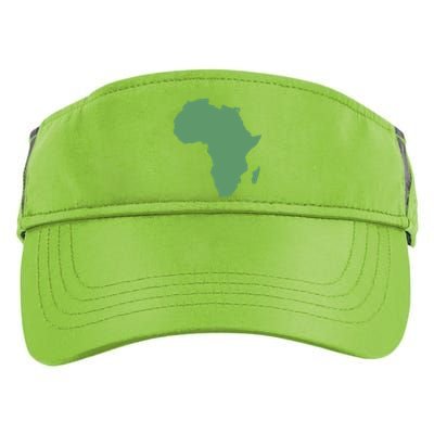 African Continent And Map Of Africa Clothing And Gift Adult Drive Performance Visor