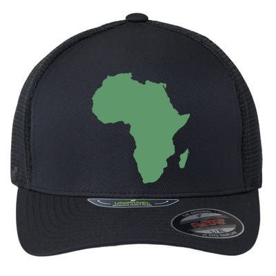 African Continent And Map Of Africa Clothing And Gift Flexfit Unipanel Trucker Cap