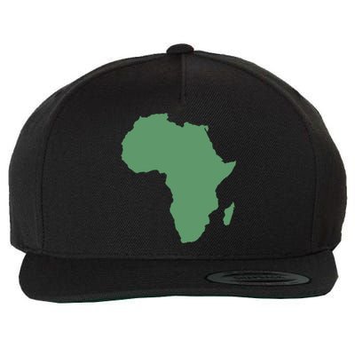 African Continent And Map Of Africa Clothing And Gift Wool Snapback Cap