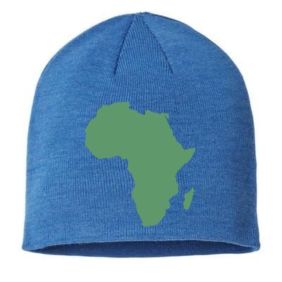 African Continent And Map Of Africa Clothing And Gift Sustainable Beanie