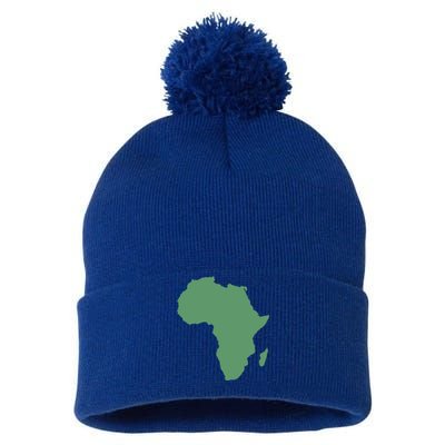 African Continent And Map Of Africa Clothing And Gift Pom Pom 12in Knit Beanie