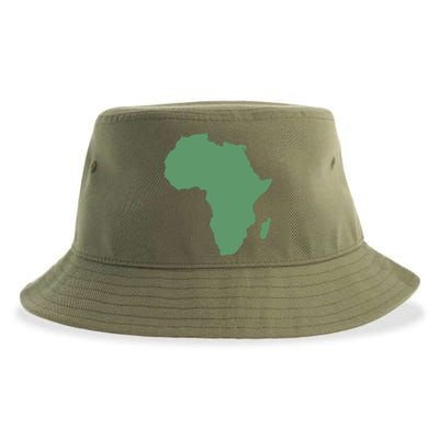 African Continent And Map Of Africa Clothing And Gift Sustainable Bucket Hat