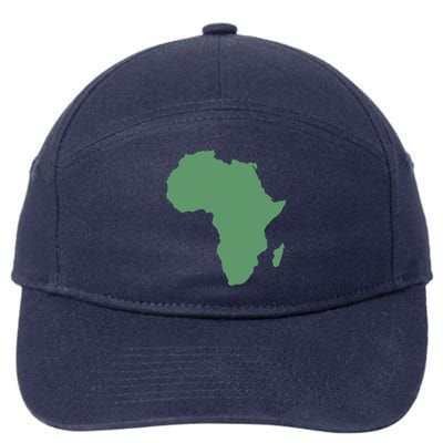 African Continent And Map Of Africa Clothing And Gift 7-Panel Snapback Hat