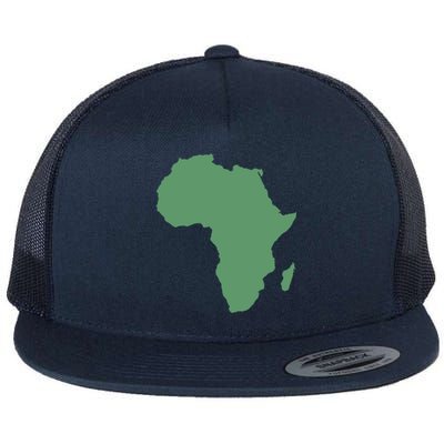 African Continent And Map Of Africa Clothing And Gift Flat Bill Trucker Hat