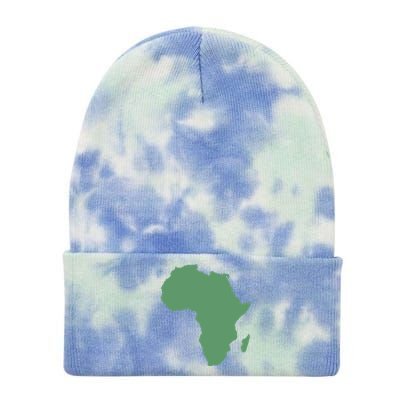 African Continent And Map Of Africa Clothing And Gift Tie Dye 12in Knit Beanie