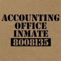Accountant Costume Accounting Office Inmate Costume Cotton Canvas Backpack