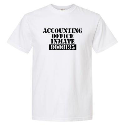 Accountant Costume Accounting Office Inmate Costume Garment-Dyed Heavyweight T-Shirt