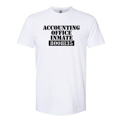 Accountant Costume Accounting Office Inmate Costume Softstyle CVC T-Shirt