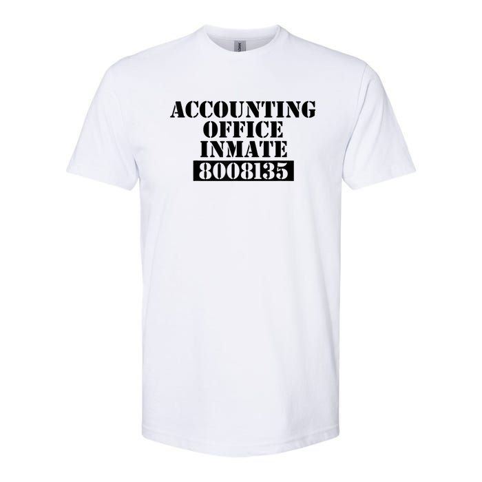 Accountant Costume Accounting Office Inmate Costume Softstyle CVC T-Shirt