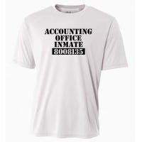 Accountant Costume Accounting Office Inmate Costume Cooling Performance Crew T-Shirt