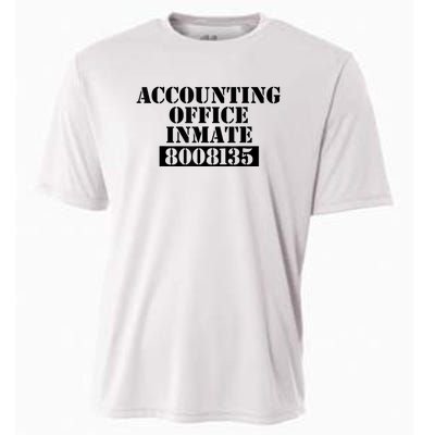 Accountant Costume Accounting Office Inmate Costume Cooling Performance Crew T-Shirt