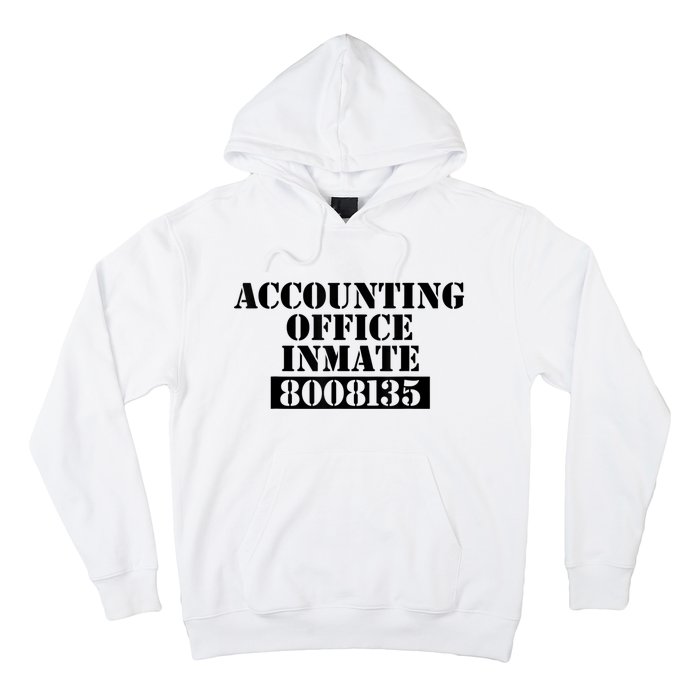 Accountant Costume Accounting Office Inmate Costume Hoodie