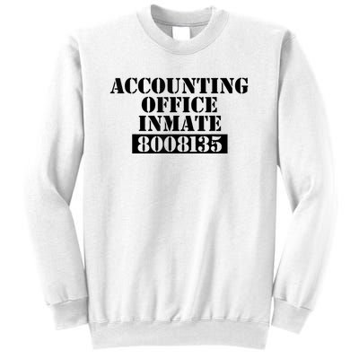 Accountant Costume Accounting Office Inmate Costume Sweatshirt