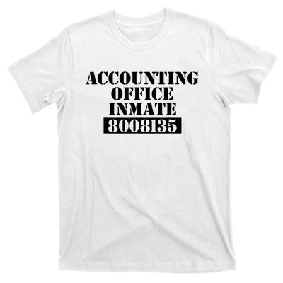 Accountant Costume Accounting Office Inmate Costume T-Shirt