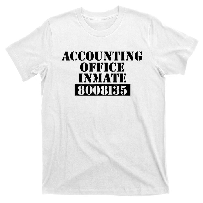 Accountant Costume Accounting Office Inmate Costume T-Shirt