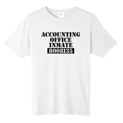 Accountant Costume Accounting Office Inmate Costume Tall Fusion ChromaSoft Performance T-Shirt