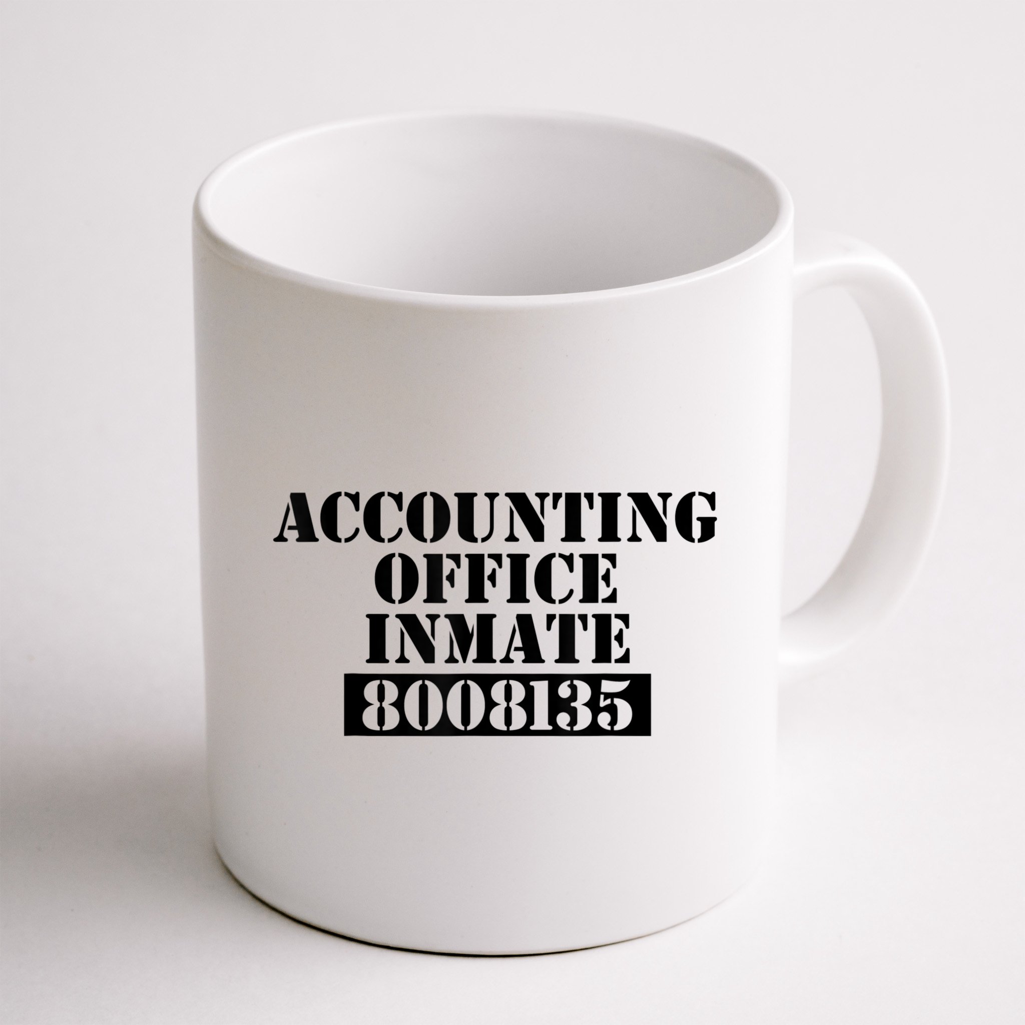 Accountant Costume Accounting Office Inmate Costume Mug