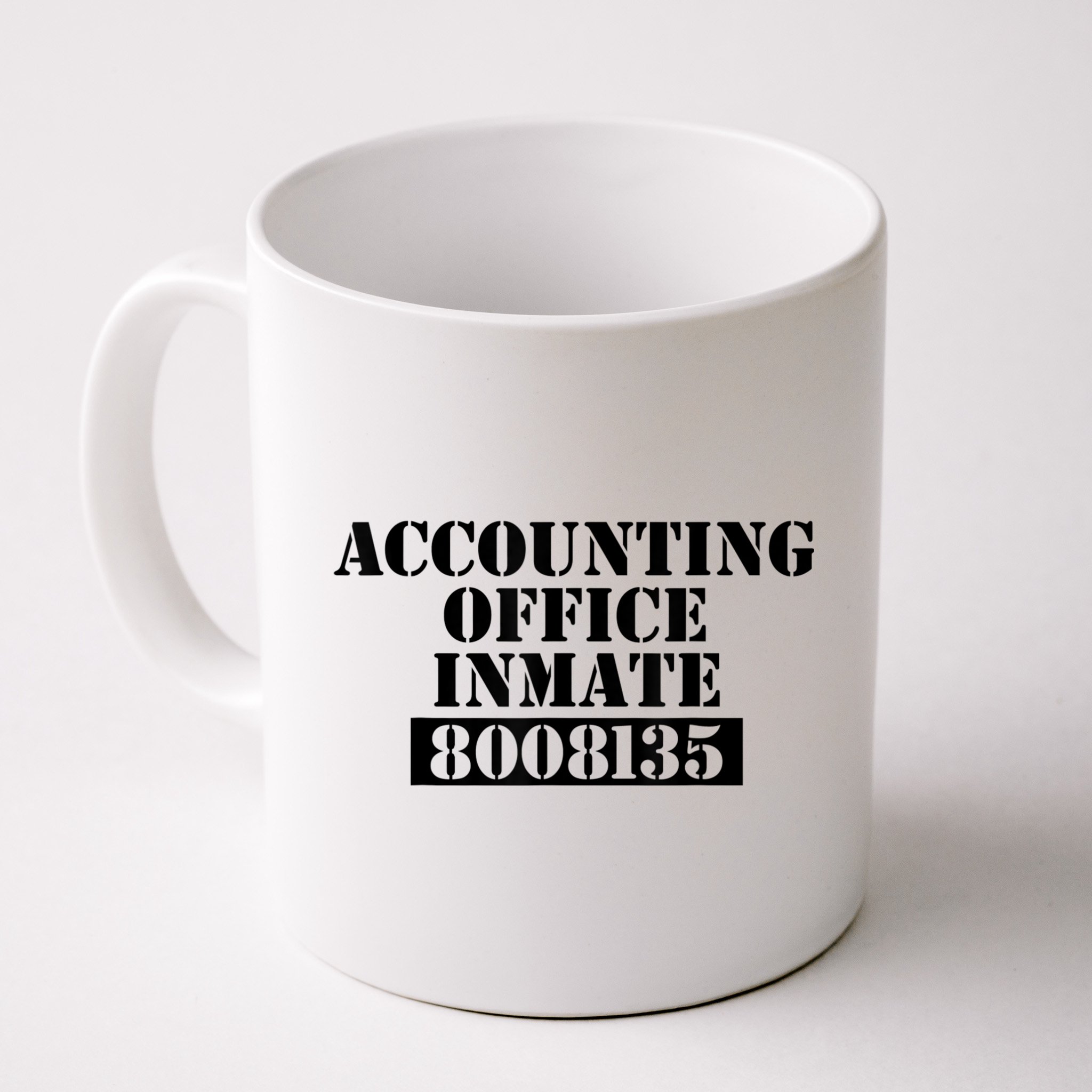 Accountant Costume Accounting Office Inmate Costume Mug