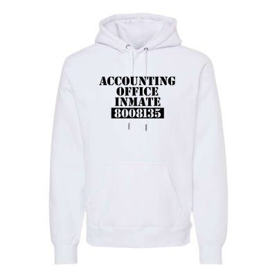 Accountant Costume Accounting Office Inmate Costume Premium Hoodie