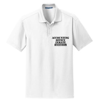 Accountant Costume Accounting Office Inmate Costume Dry Zone Grid Polo