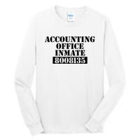 Accountant Costume Accounting Office Inmate Costume Tall Long Sleeve T-Shirt