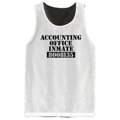 Accountant Costume Accounting Office Inmate Costume Mesh Reversible Basketball Jersey Tank